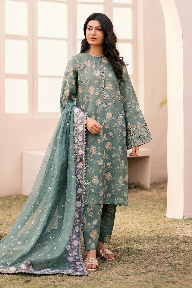 Baroque | Luxury Pret 24 | LAWN UF-599 - Rang-e-Khaas