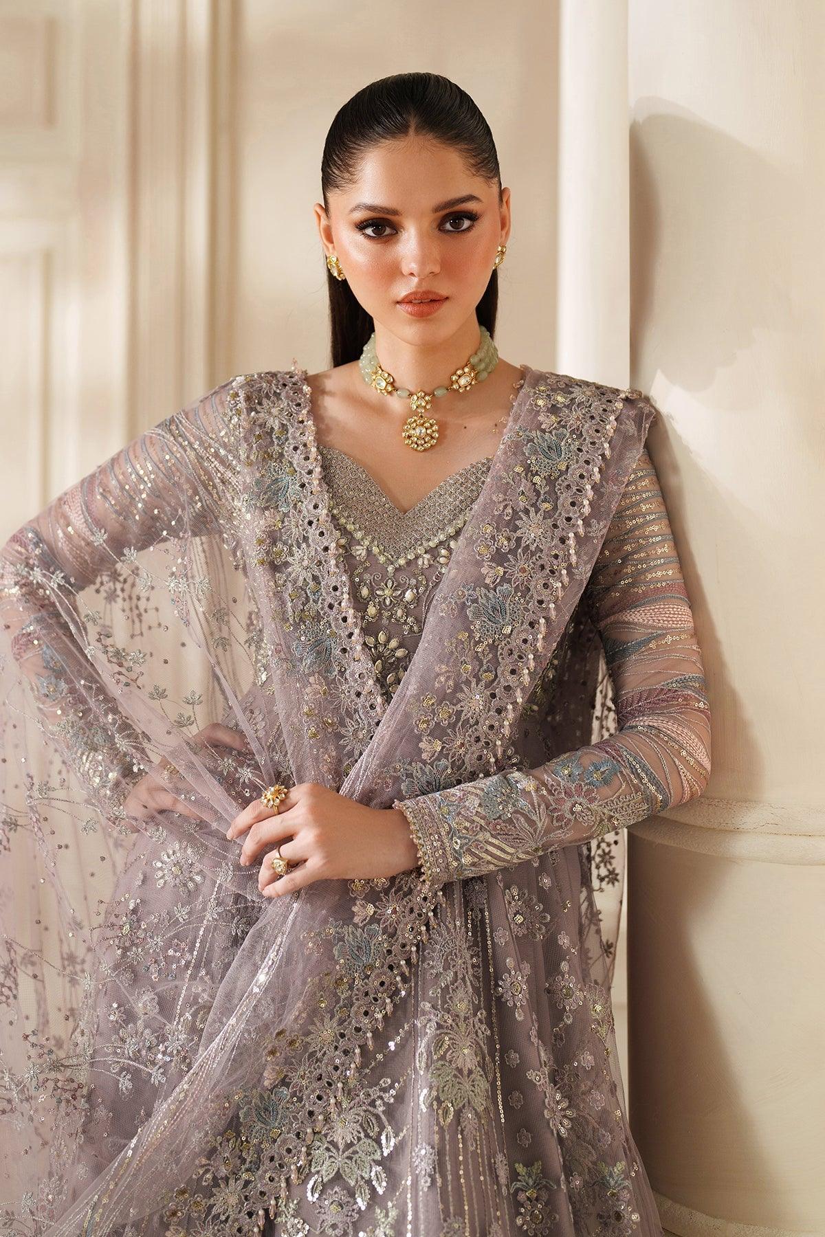 EMBROIDERED NET CH14-04 STITCHED