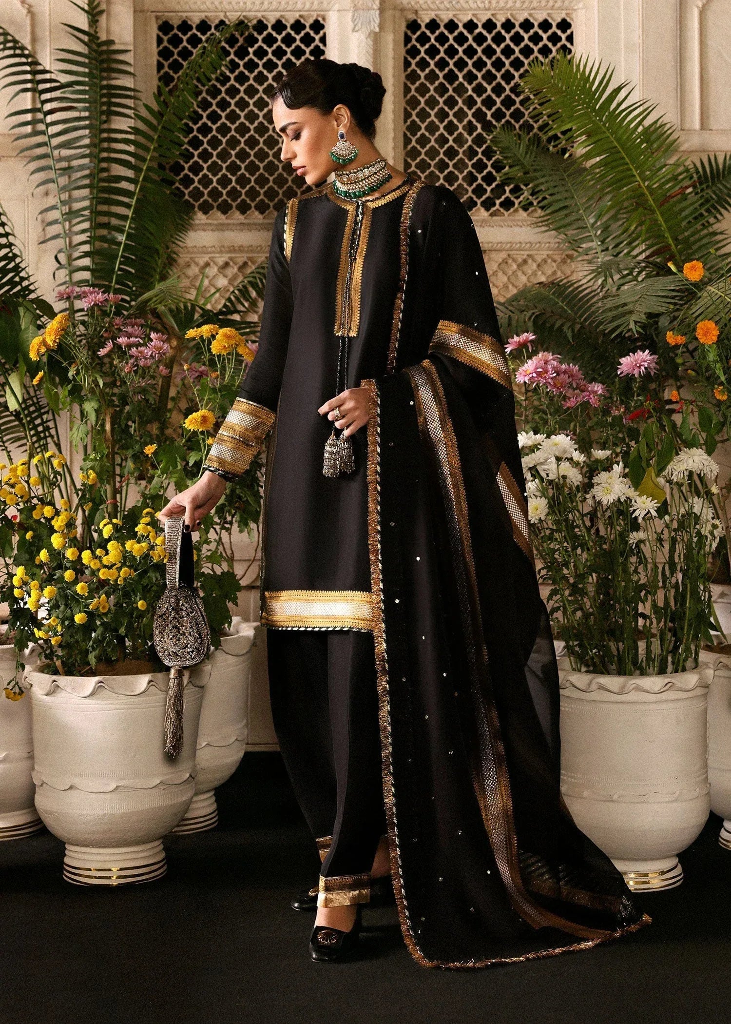 Hussain Rehar | Luxury Pret AW 25 | Noctira - Rang-e-Khaas