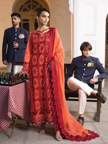 Faiza Faisal | Maya Luxury Lawn | Paula - Rang-e-Khaas