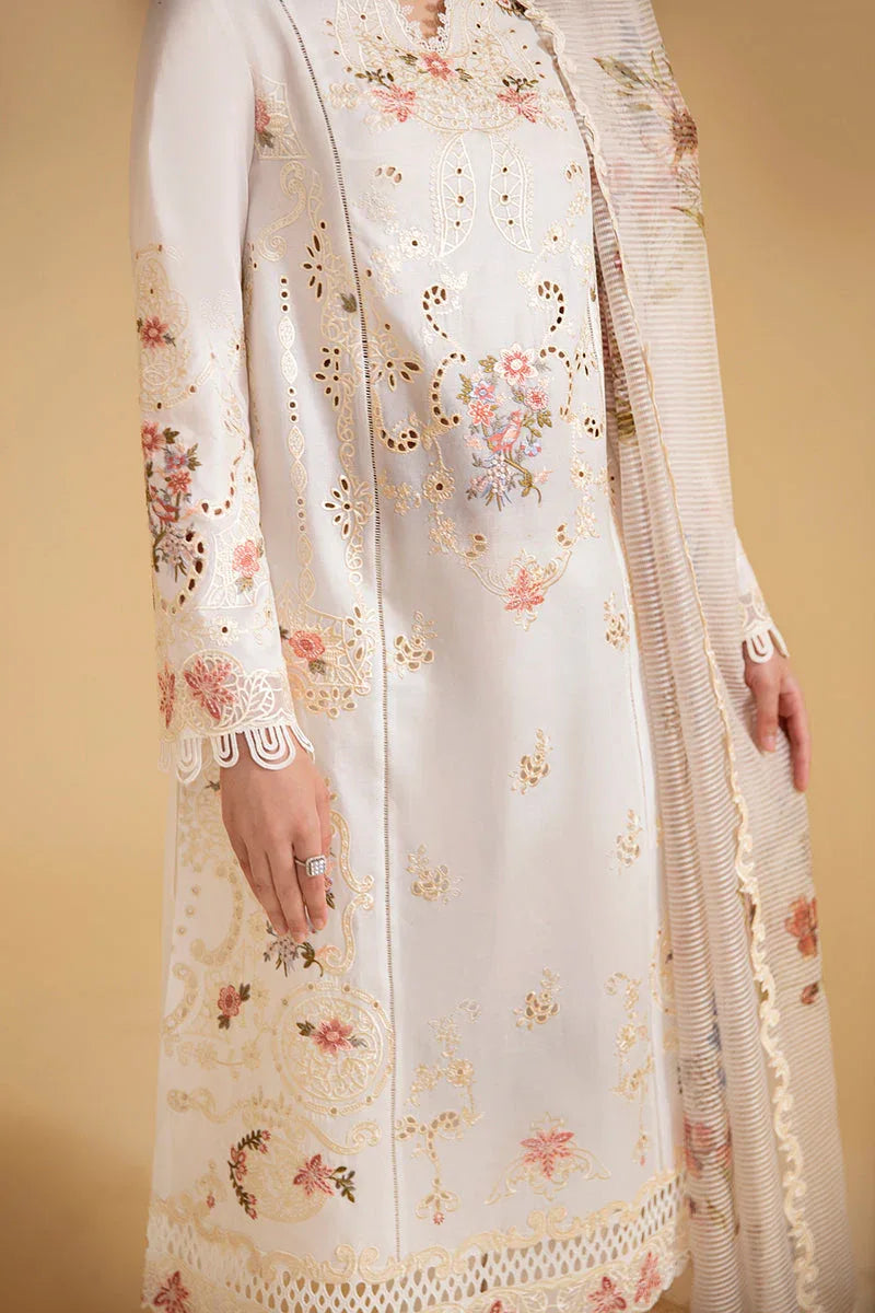 Qalamkar | Qlinekari Luxury Lawn | SQ-01 SARV - Rang-e-Khaas