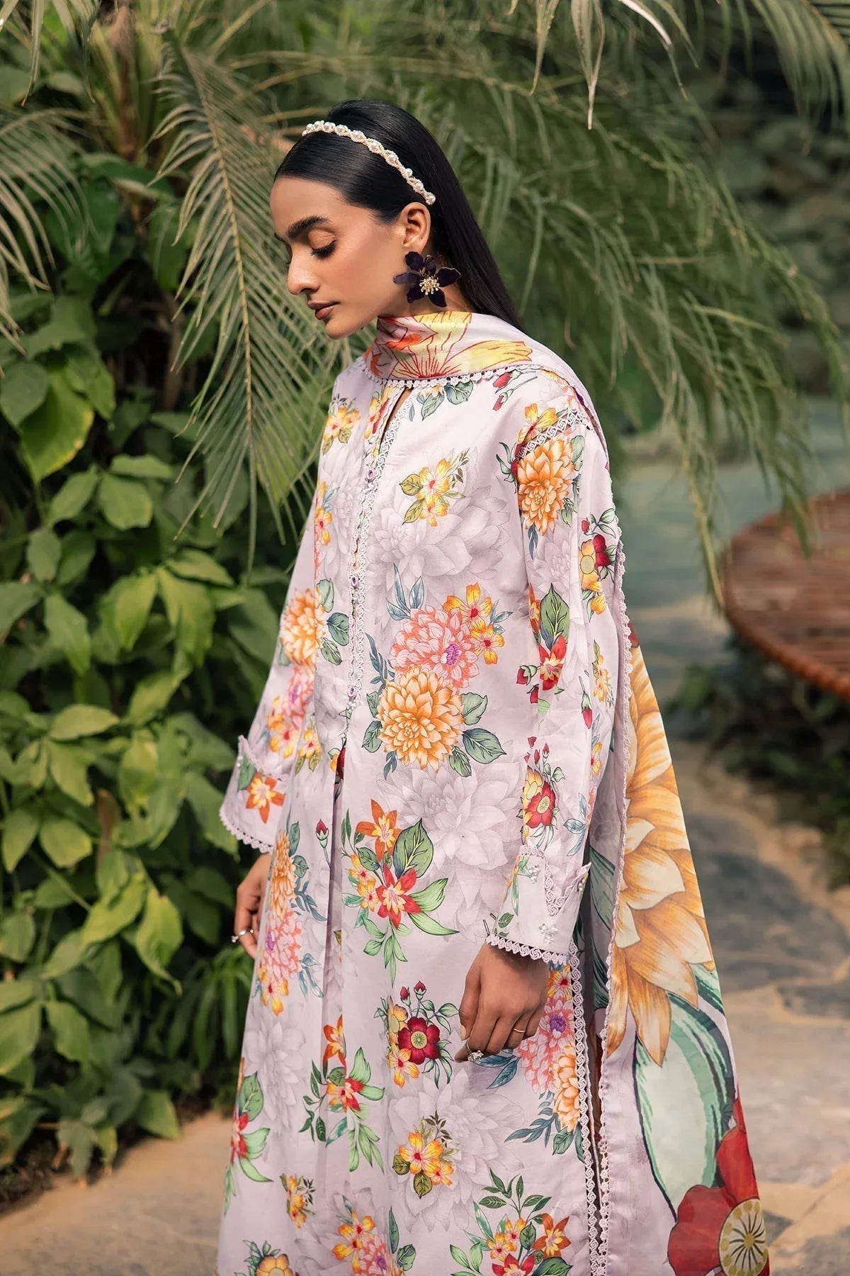 Alizeh | Sheen Lawn Prints 24 | FIONA - Rang-e-Khaas