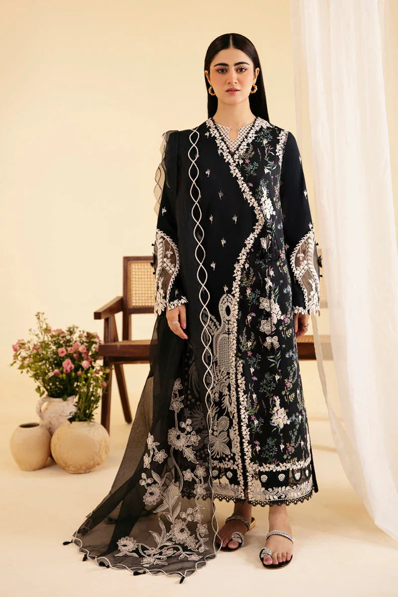Qalamkar | Qlinekari Luxury Lawn | SQ-03 MARWA - Rang-e-Khaas