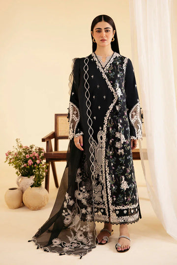 Qalamkar | Qlinekari Luxury Lawn | SQ-03 MARWA - Rang-e-Khaas