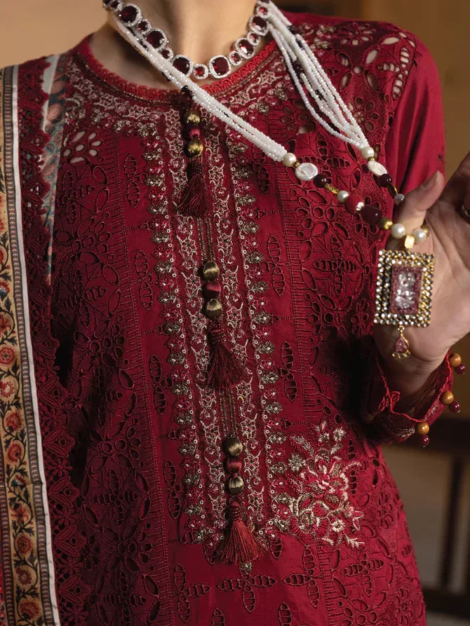 Faiza Faisal | Maya Luxury Lawn | Elif - Rang-e-Khaas