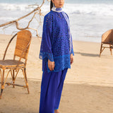 Zainab Chottani Embroidered Chikankari Lawn 3Pc Suit D-07A Motia