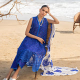 Zainab Chottani Embroidered Chikankari Lawn 3Pc Suit D-07A Motia