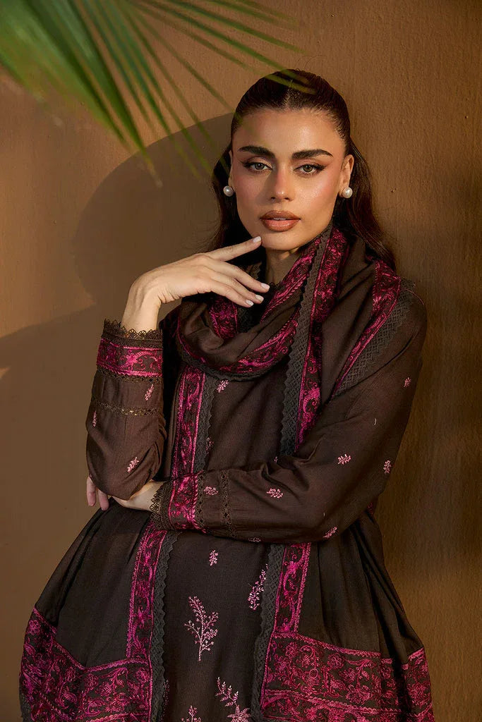 Sobia Nazir | Winter Shawl 25 | Design 7A - Rang-e-Khaas