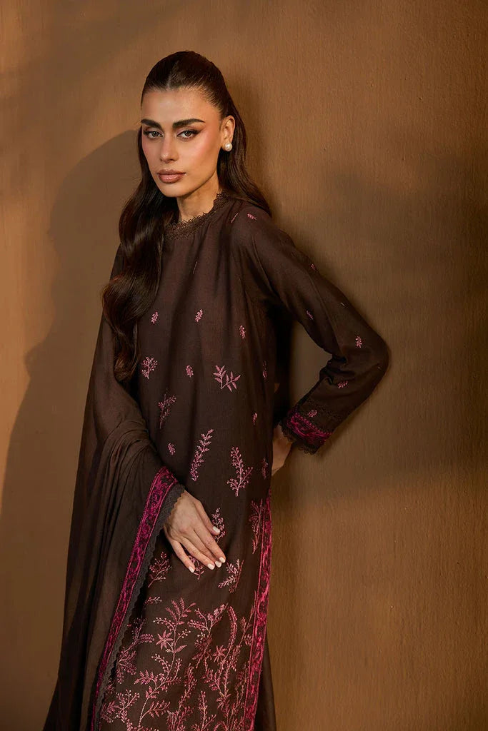 Sobia Nazir | Winter Shawl 25 | Design 7A - Rang-e-Khaas
