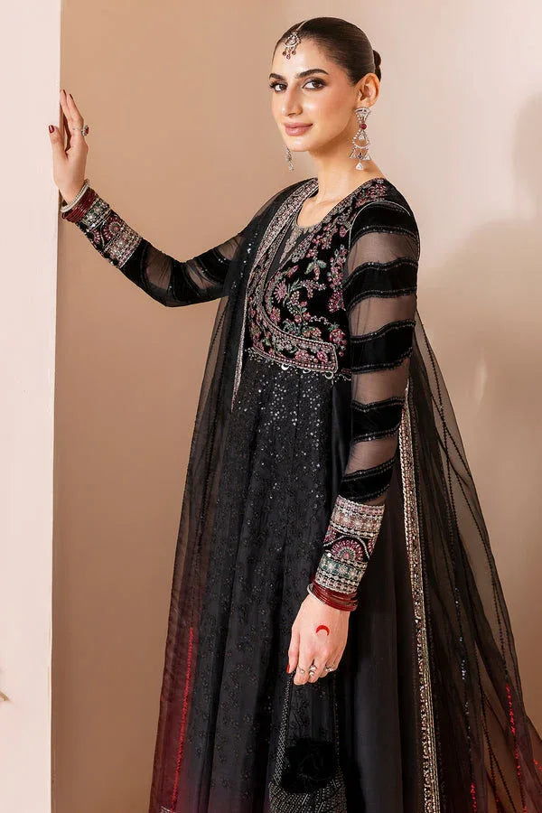 Jazmin | Chandni Velvet Formals 25 | Embroidered Velvet Formal CVF D-10 - Rang-e-Khaas