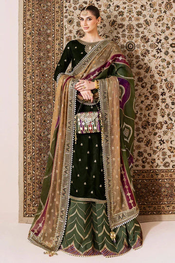 Jazmin | Chandni Velvet Formals 25 | Embroidered Velvet Formal CVF D-09 - Rang-e-Khaas