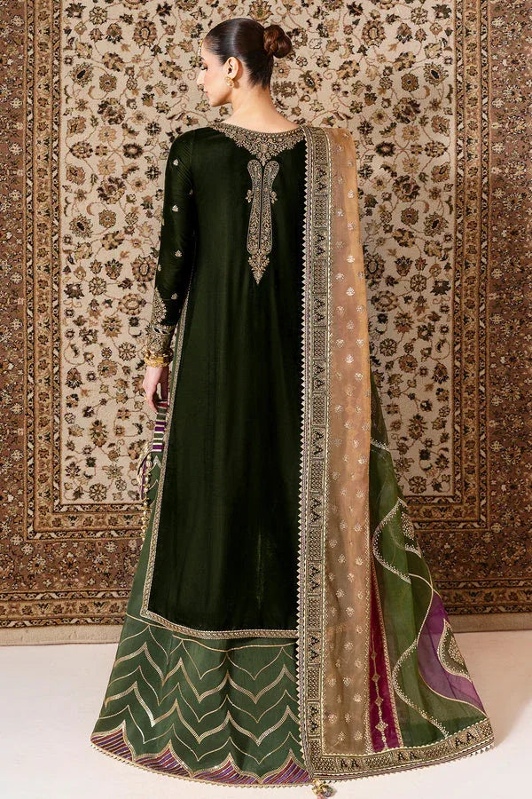 Jazmin | Chandni Velvet Formals 25 | Embroidered Velvet Formal CVF D-09 - Rang-e-Khaas