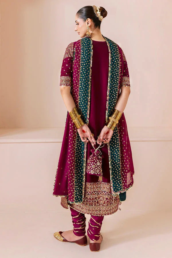 Jazmin | Chandni Velvet Formals 25 | Embroidered Velvet Formal CVF D-02 - Rang-e-Khaas