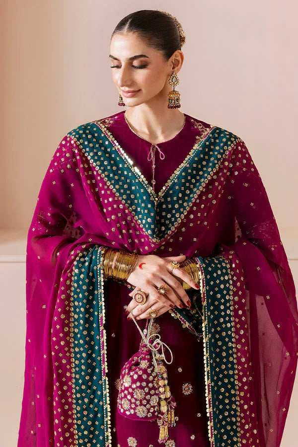 Jazmin | Chandni Velvet Formals 25 | Embroidered Velvet Formal CVF D-02 - Rang-e-Khaas
