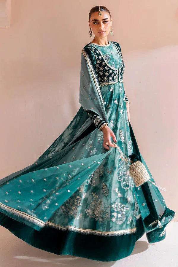 Jazmin | Chandni Velvet Formals 25 | Embroidered Velvet Formal CVF D-06 - Rang-e-Khaas