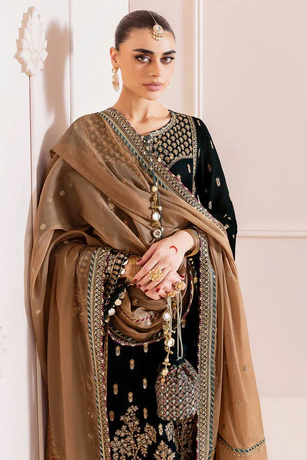 Jazmin | Chandni Velvet Formals 25 | Embroidered Velvet Formal CVF D-01 - Rang-e-Khaas