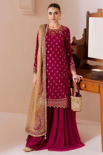 Jazmin | Chandni Velvet Formals 25 | Embroidered Velvet Formal CVF D-11 - Rang-e-Khaas