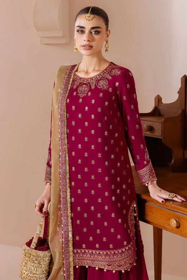 Jazmin | Chandni Velvet Formals 25 | Embroidered Velvet Formal CVF D-11 - Rang-e-Khaas