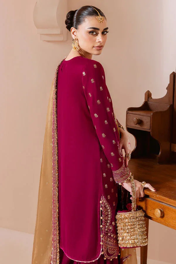Jazmin | Chandni Velvet Formals 25 | Embroidered Velvet Formal CVF D-11 - Rang-e-Khaas