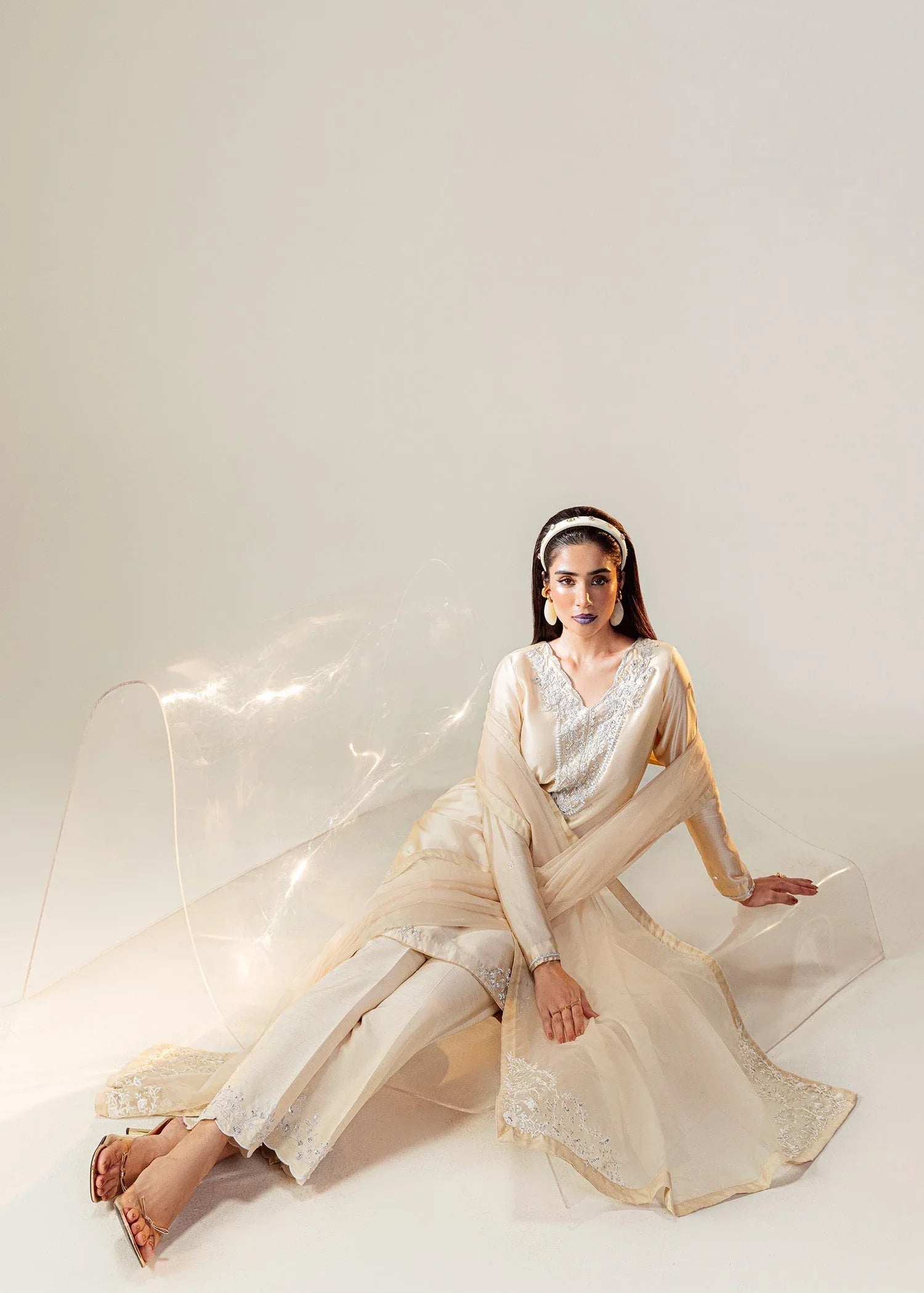 Mahum Asad | The Sirens | Champagne - Rang-e-Khaas