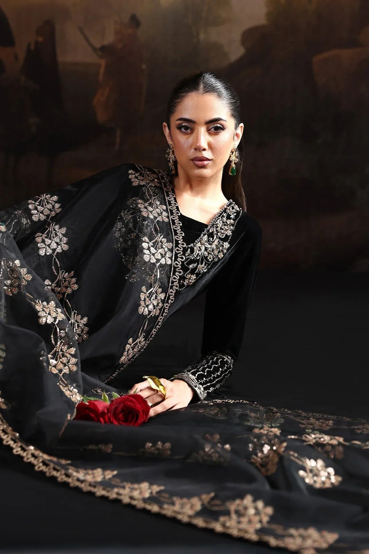 Alizeh | Lamour 25 | AF-VLT-2212-Celeste - Rang-e-Khaas