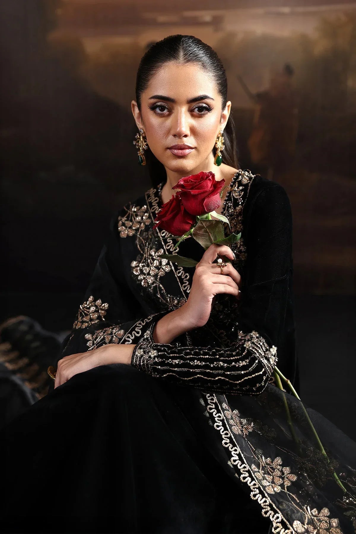 Alizeh | Lamour 25 | AF-VLT-2212-Celeste - Rang-e-Khaas