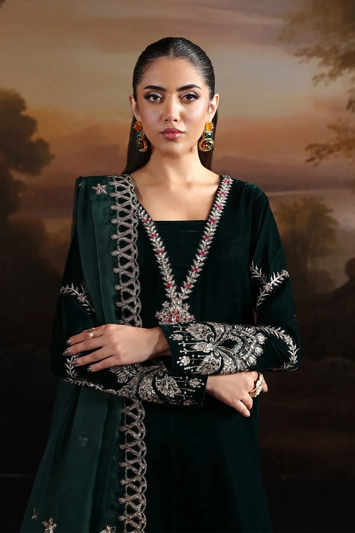 Alizeh | Lamour 25 | AF-VLT-2210-Vinni - Rang-e-Khaas