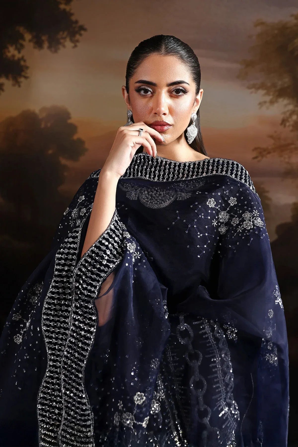 Alizeh | Lamour 25 | AF-VLT-2208-Velvetine - Rang-e-Khaas