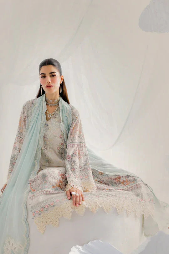Qalamkar | Luxe Silk 25 | LK-06 NELE - Rang-e-Khaas