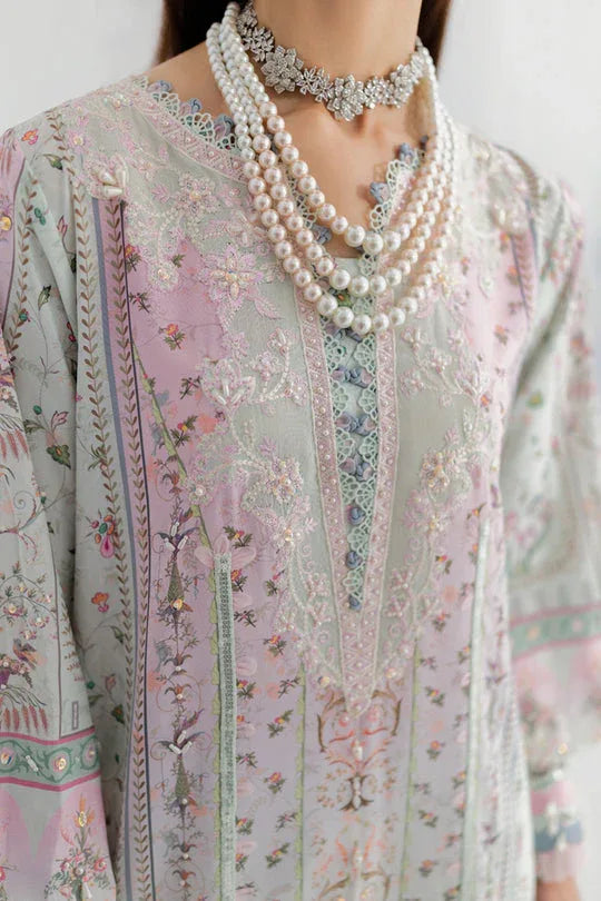 Qalamkar | Luxe Silk 25 | LK-07 IDA - Rang-e-Khaas