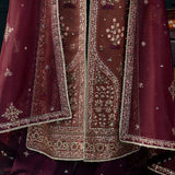 Asim Jofa | Lumiere Formals | AJLFC-08 EMBROIDERED JAVERIA NET