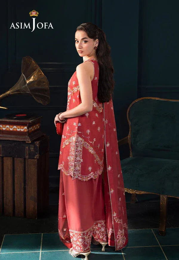 Asim Jofa | Lumiere Formals | AJLFC-06 EMBROIDERED ORGANZA - Rang-e-Khaas