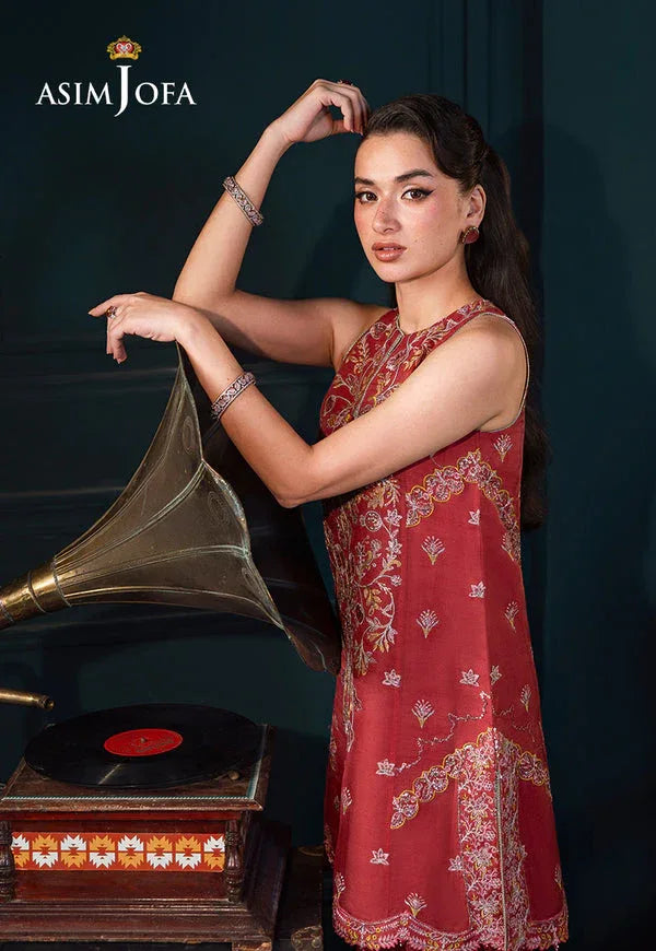 Asim Jofa | Lumiere Formals | AJLFC-06 EMBROIDERED ORGANZA - Rang-e-Khaas