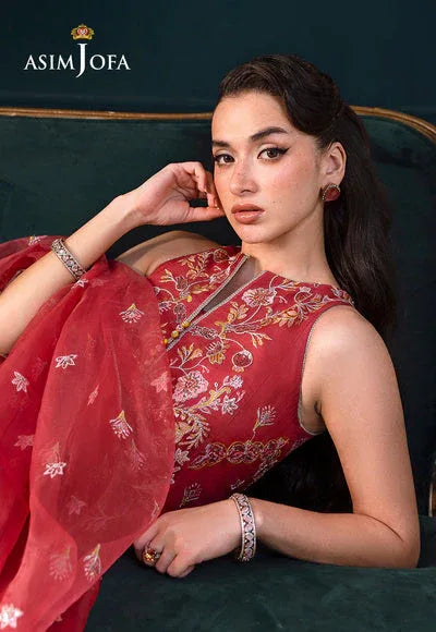 Asim Jofa | Lumiere Formals | AJLFC-06 EMBROIDERED ORGANZA - Rang-e-Khaas