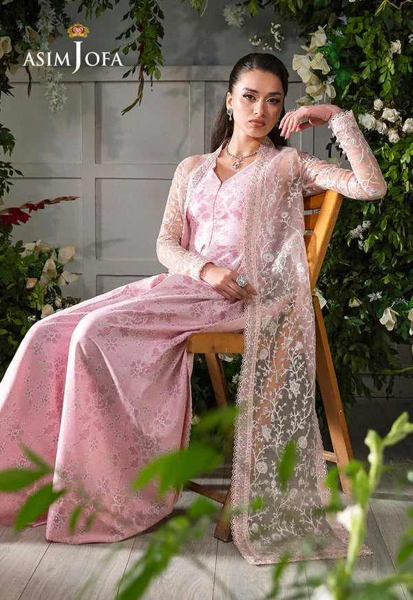 Asim Jofa | Lumiere Formals | AJLFC-02 EMBROIDERED ORGANZA - Rang-e-Khaas