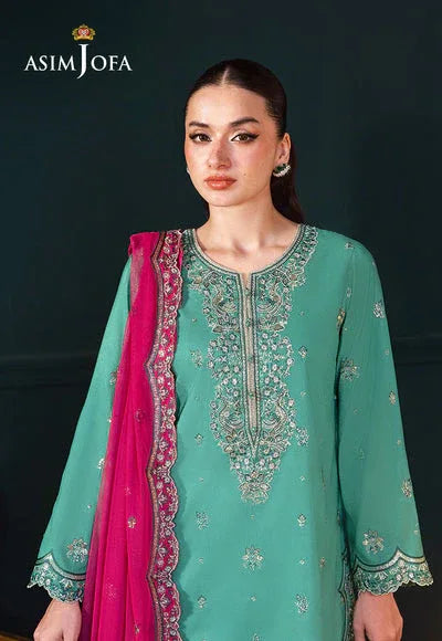 Asim Jofa | Lumiere Formals | AJLFC-04 EMBROIDERED RAW SILK - Rang-e-Khaas