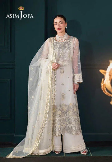 Asim Jofa | Lumiere Formals | AJLFC-03 EMBROIDERED ORGANZA - Rang-e-Khaas