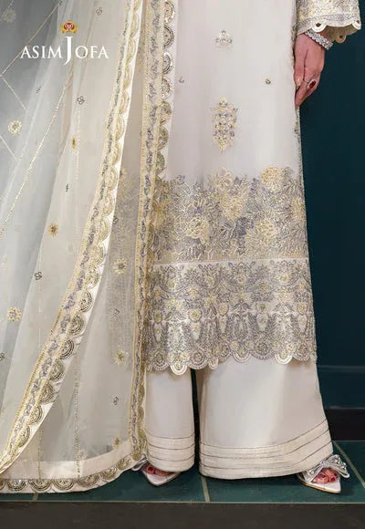 Asim Jofa | Lumiere Formals | AJLFC-03 EMBROIDERED ORGANZA - Rang-e-Khaas