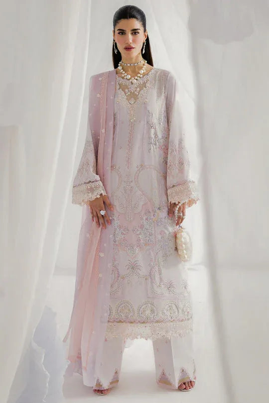 Qalamkar | Luxe Silk 25 | LK-04 MARLENE - Rang-e-Khaas