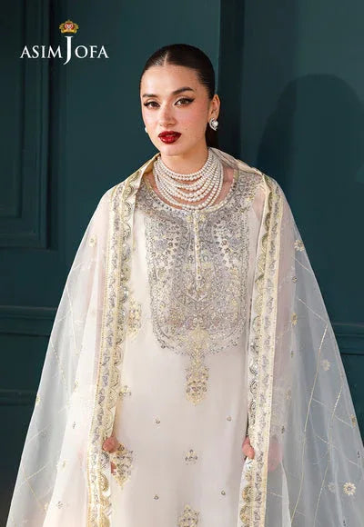 Asim Jofa | Lumiere Formals | AJLFC-03 EMBROIDERED ORGANZA - Rang-e-Khaas