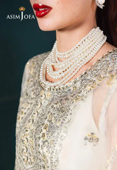 Asim Jofa | Lumiere Formals | AJLFC-03 EMBROIDERED ORGANZA - Rang-e-Khaas
