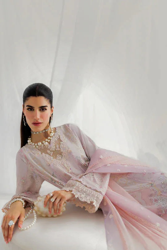 Qalamkar | Luxe Silk 25 | LK-04 MARLENE - Rang-e-Khaas