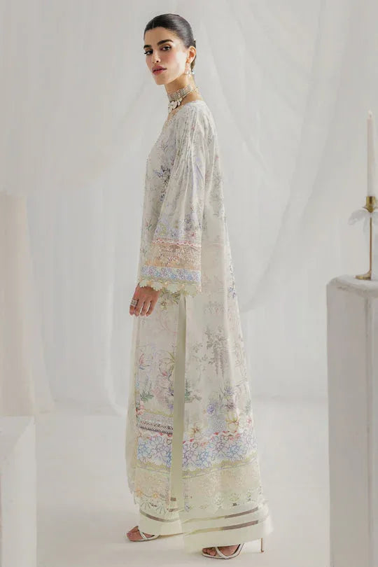 Qalamkar | Luxe Silk 25 | LK-02 ROISIN - Rang-e-Khaas