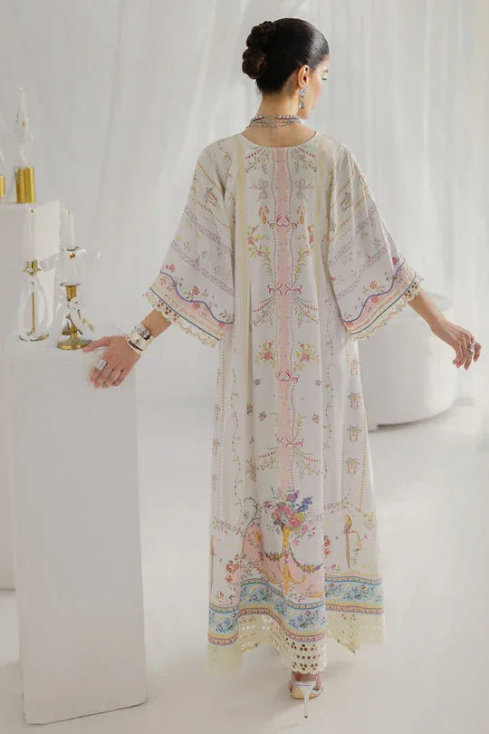Qalamkar | Luxe Silk 25 | LK-08 BIANCA - Rang-e-Khaas