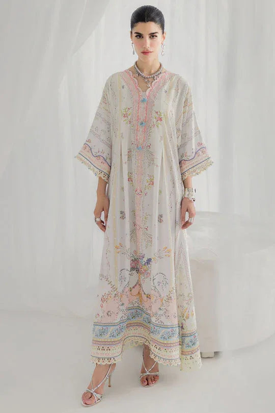 Qalamkar | Luxe Silk 25 | LK-08 BIANCA - Rang-e-Khaas