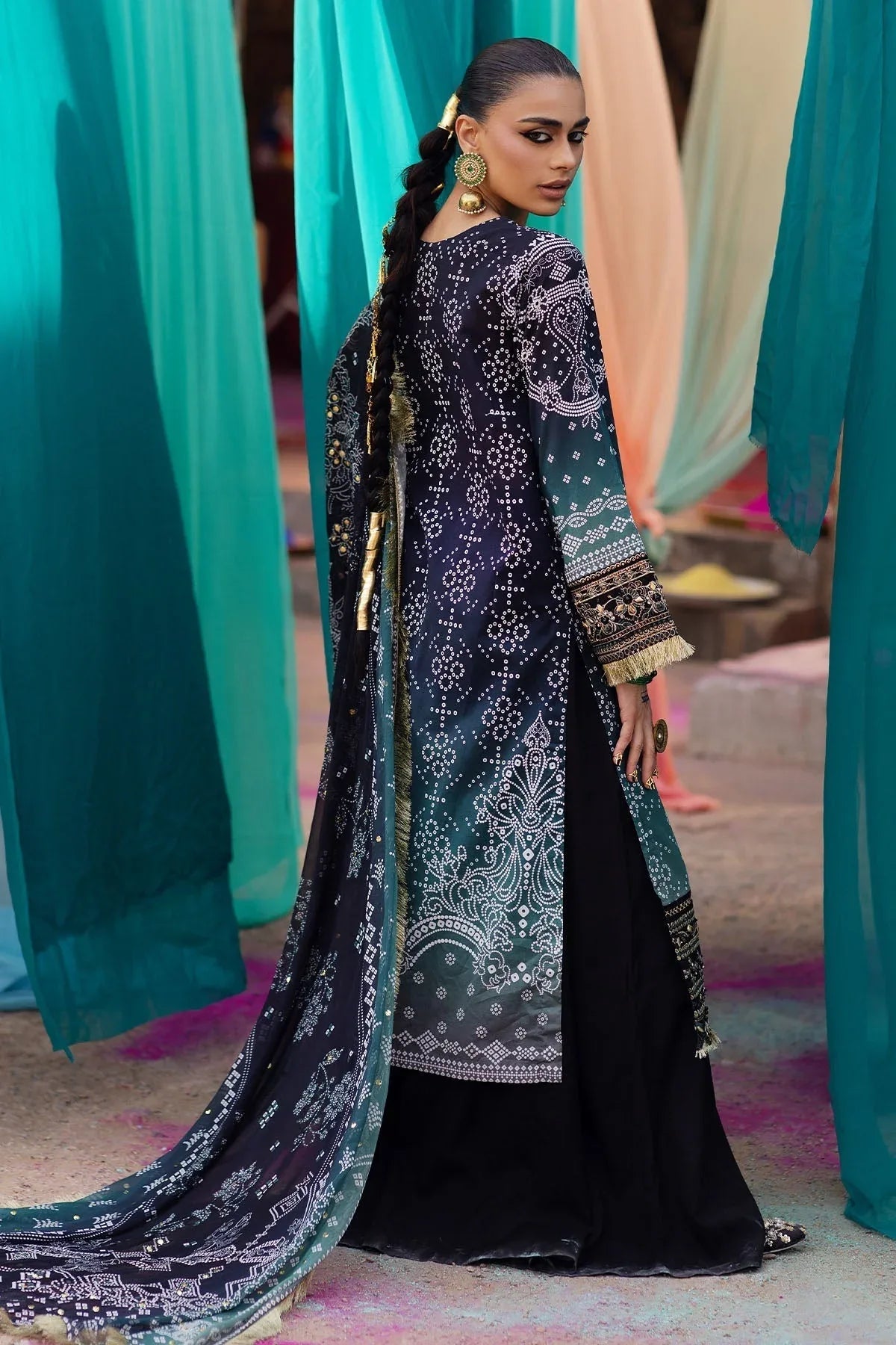 Nureh | Bazaar Lawn | NS-129 - Rang-e-Khaas