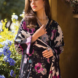 Elaf Premium Print Chikankari Lawn Unstitched 3Pc Suit ECT-02B DARIEN