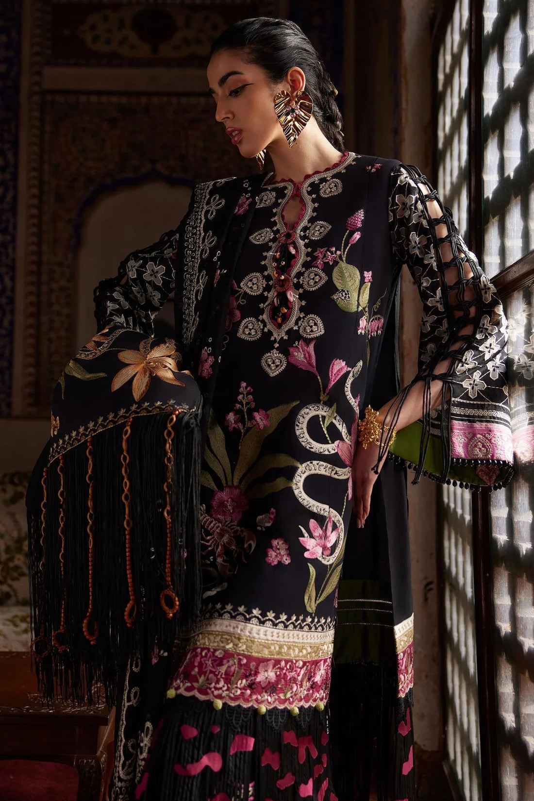 Elan | Luxury Lawn 25 | AZUREH (EL25-04 A) - Rang-e-Khaas