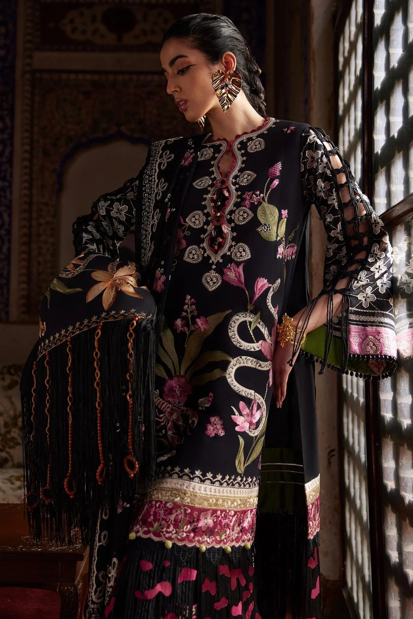 Elan | Luxury Lawn 25 | AZUREH (EL25-04 A) - Rang-e-Khaas