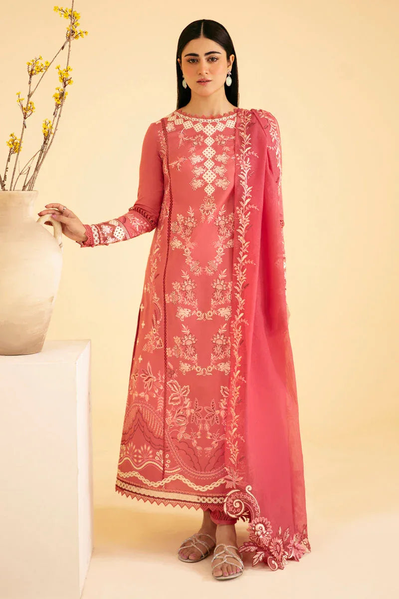 Qalamkar | Qlinekari Luxury Lawn | SQ-09 SENA - Rang-e-Khaas